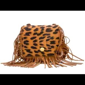 Kids Leopard Fringe Purse